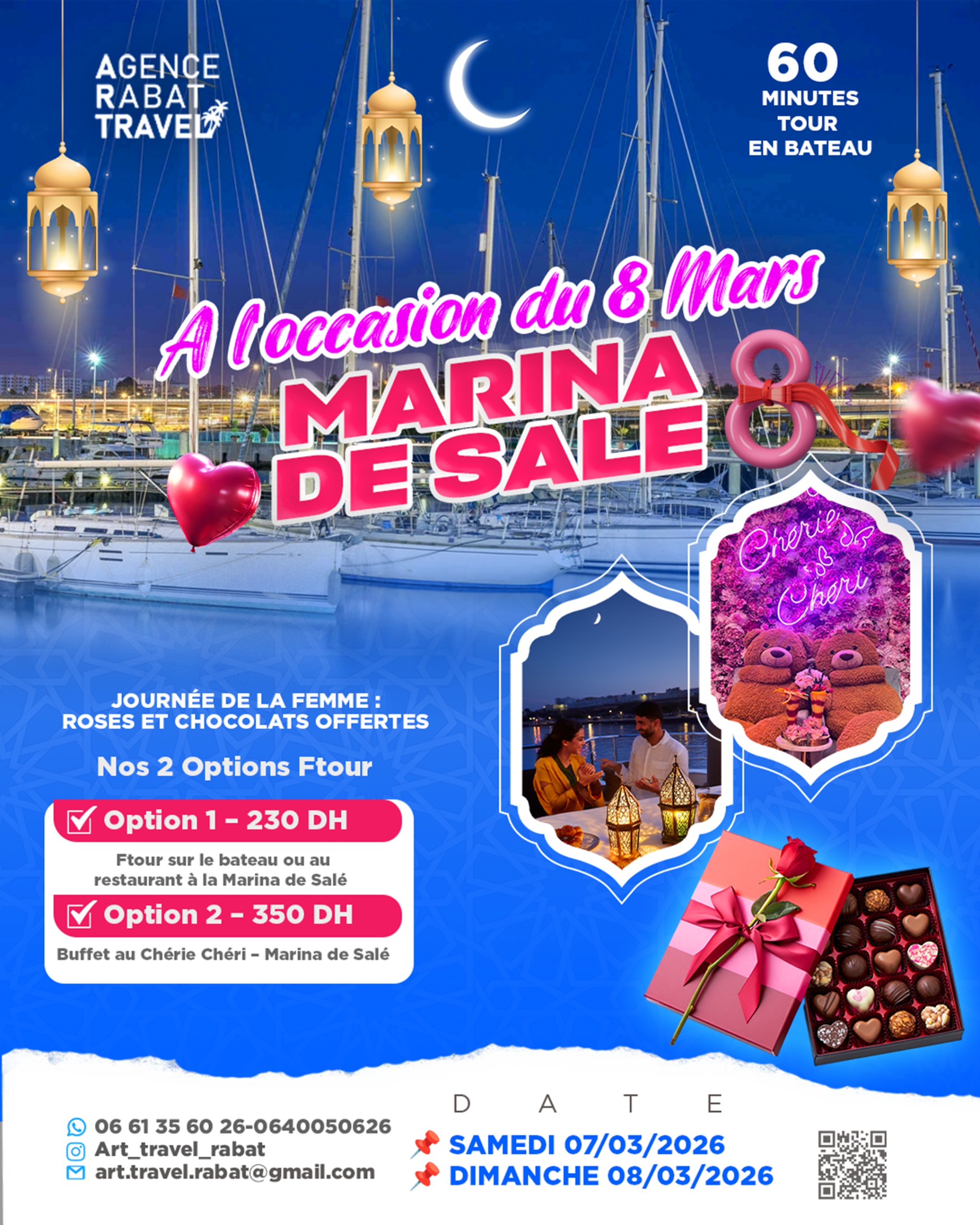 Touristique Marina Bouregreg & Ftour Ramadan - 8 Mars